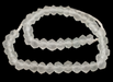 Clear Faceted Recycled Java Sea Glass Beads - The Bead Chest