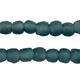 Teal Recycled Glass Beads (11mm) - The Bead Chest