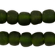 Forest Green Recycled Glass Beads (14mm) - The Bead Chest