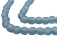 Light Blue Recycled Glass Beads (11mm) - The Bead Chest