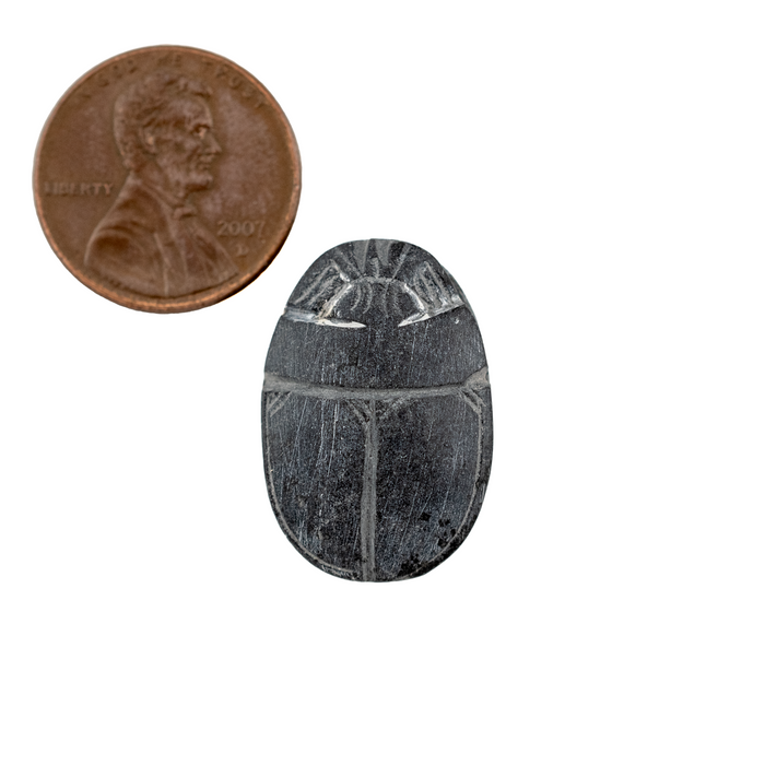 Basalt Stone Scarab Cabochon (20x16mm)
