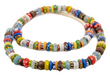 Ghana Medley Rondelle Powder Glass Beads - The Bead Chest