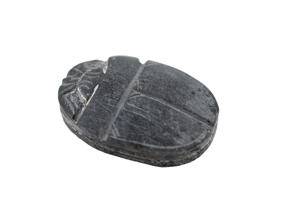 Basalt Stone Scarab Cabochon (20x16mm)