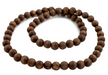 Vintage-Style Round Olive Wood Beads from Bethlehem (10mm) - The Bead Chest