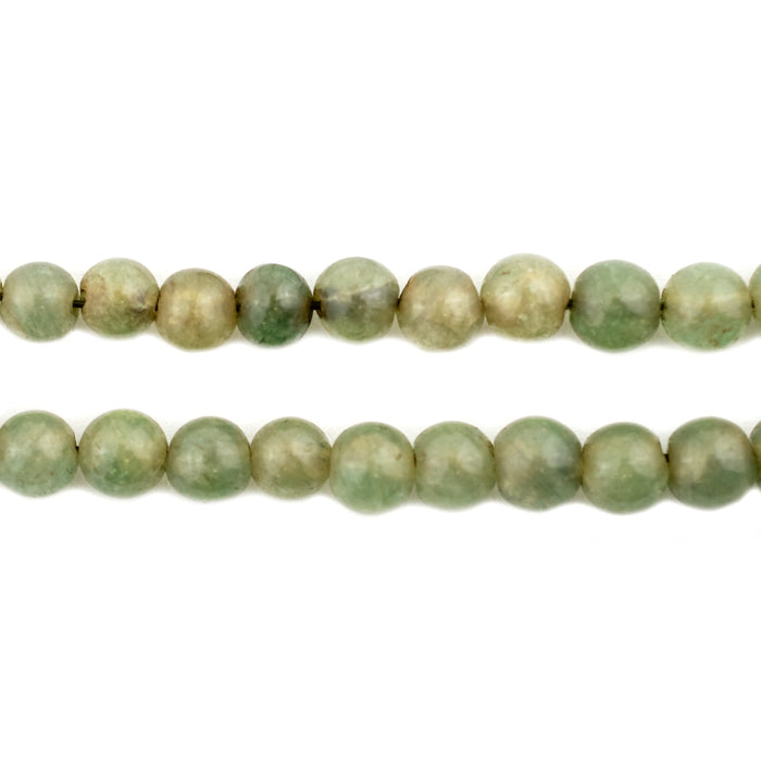 Graduated Round Moss Green Aventurine Beads (4-10mm)