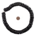 Black Disk Coconut Shell Beads (20mm) (5 Pack) - The Bead Chest