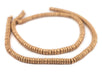 Gold Disk Coconut Shell Beads (8mm) (5 Pack) - The Bead Chest