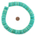 Mint Green Disk Coconut Shell Beads (20mm) (5 Pack) - The Bead Chest