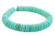 Mint Green Disk Coconut Shell Beads (20mm) (5 Pack) - The Bead Chest