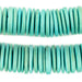 Mint Green Disk Coconut Shell Beads (20mm) (5 Pack) - The Bead Chest