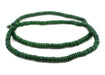 Green Disk Coconut Shell Beads (8mm) (5 Pack) - The Bead Chest