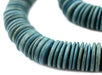 Light Blue Disk Coconut Shell Beads (20mm) (10 Pack) - The Bead Chest