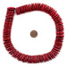 Red Disk Coconut Shell Beads (20mm) (5 Pack) - The Bead Chest