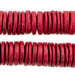 Red Disk Coconut Shell Beads (20mm) (5 Pack) - The Bead Chest