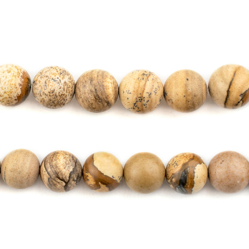Round Picture Jasper Beads (10mm) - The Bead Chest