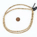 Faceted Gold Triangle Heishi Beads (4mm, 16 inch Strand) - The Bead Chest