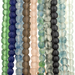 10 Strand Bundle: All Time Favorite Recycled Glass Beads (14mm) - The Bead Chest