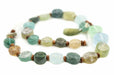 Circular Ancient Roman Glass Beads (6-14mm, Thick Cut) - The Bead Chest