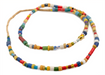 Fancy Ghana Chevron Christmas Beads - The Bead Chest