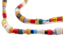 Fancy Ghana Chevron Christmas Beads - The Bead Chest