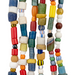 Fancy Ghana Chevron Christmas Beads - The Bead Chest