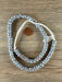 Hidden Gems: Blue Dotted Java Glass Beads