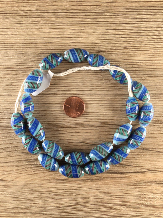 Hidden Gems: Premium Oval Java Glass Beads