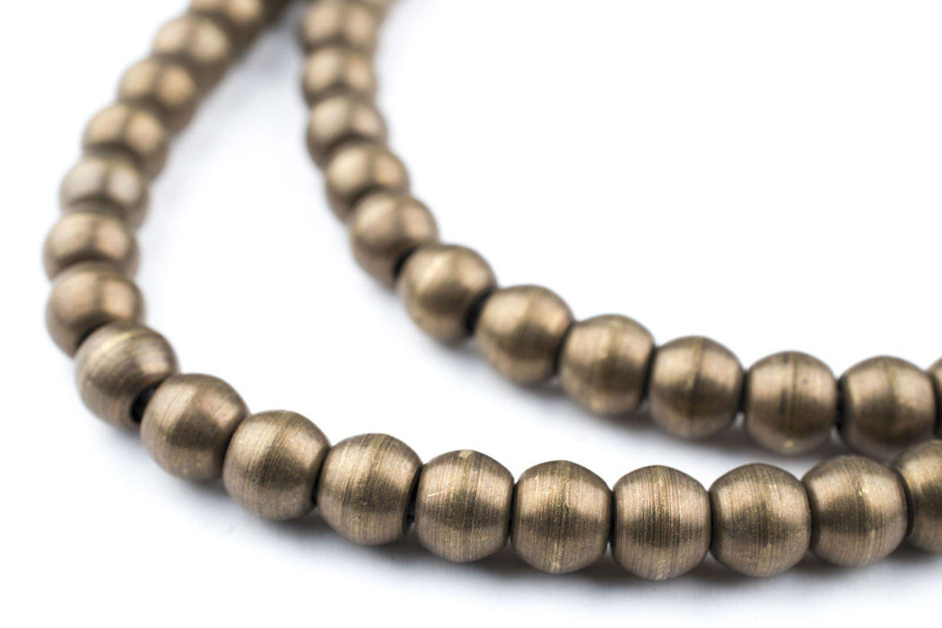 Antiqued Brass Sphere Beads (6mm) - The Bead Chest