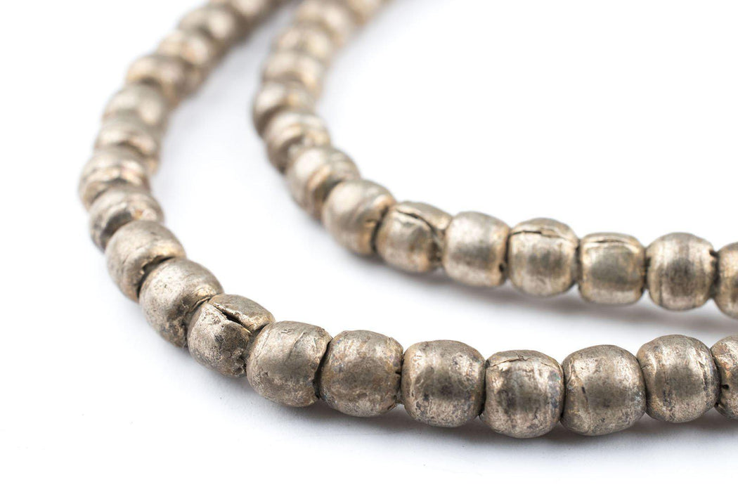 Vintage Ethiopian Silver Tube Beads — The Bead Chest