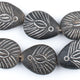 Teardrop Black Mali Clay Beads (34x26mm) - The Bead Chest