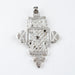 Shiny Silver Coptic Cross Pendant (Medium) - The Bead Chest