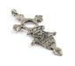 Tachert Silver Moroccan Tuareg Cross Pendant - The Bead Chest