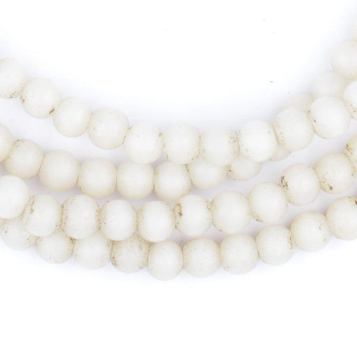 Translucent White Baby Padre Olombo Beads - The Bead Chest