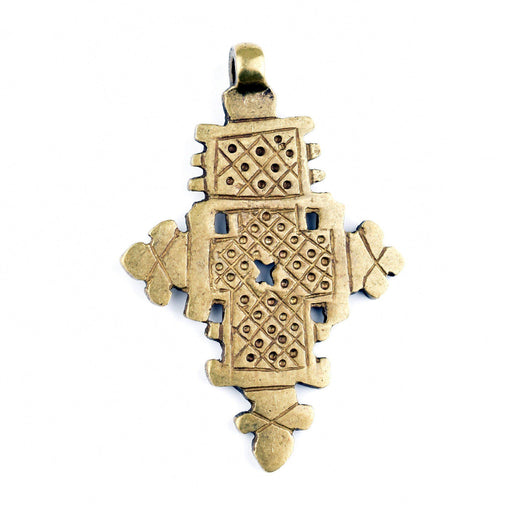 Bronze Ethiopian Coptic Cross (Medium) - The Bead Chest
