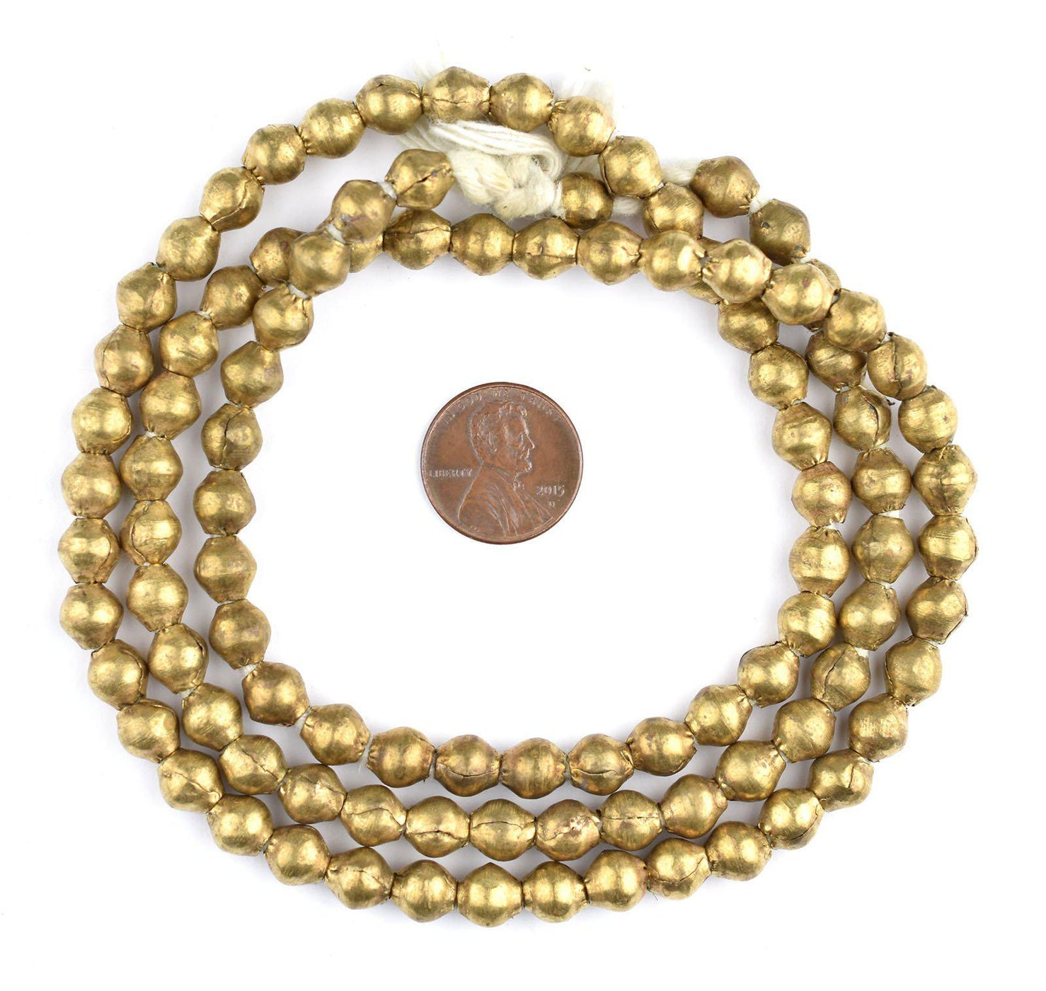 Ethiopian Brass Bicone Beads — The Bead Chest