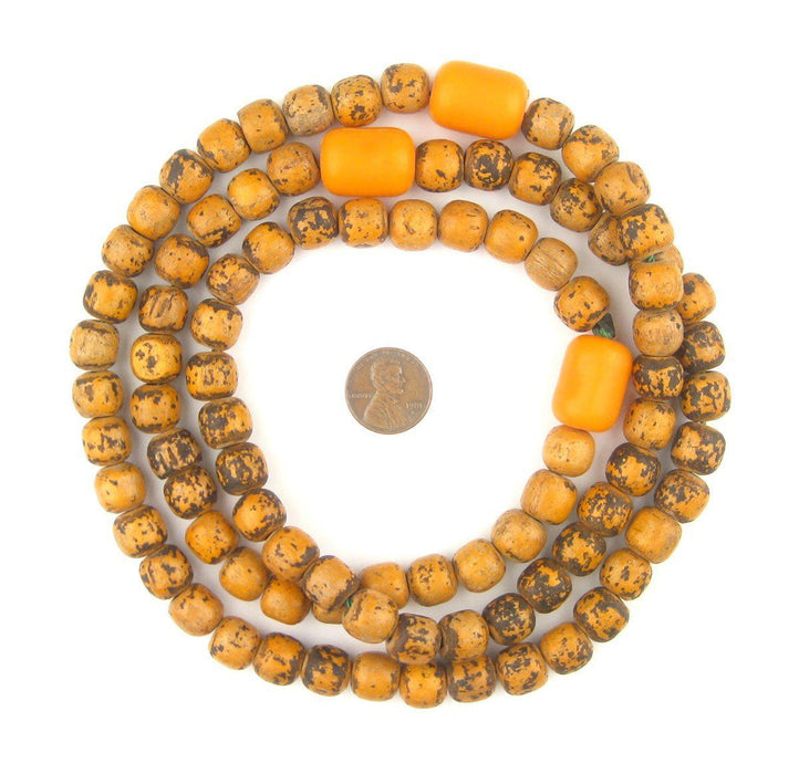 Vintage Wooden Ethiopian Prayer Beads - The Bead Chest