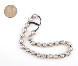 Polished Silver Prayer Beads — The Bead Chest