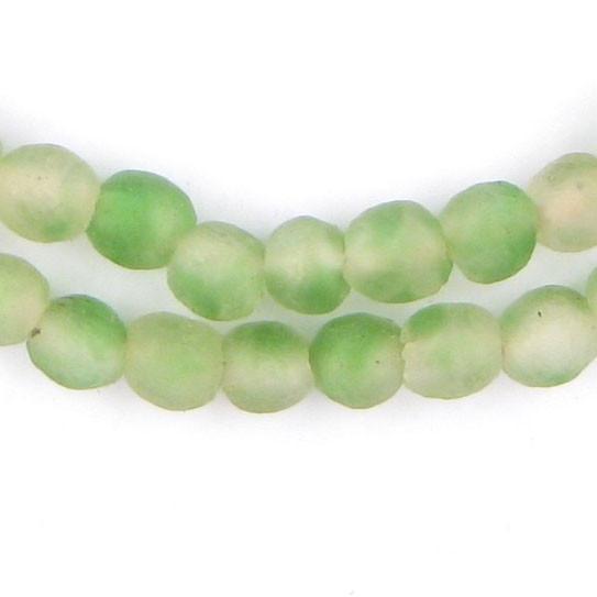 Green Swirl Recycled Glass Beads 9mm The Bead Chest   IMG 5291 1 1200x1200 