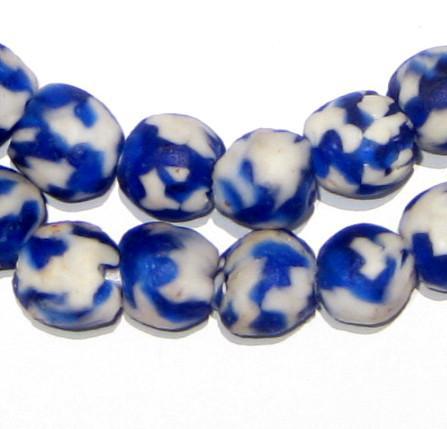 Cobalt Blue Recycled Glass Beads — The Bead Chest