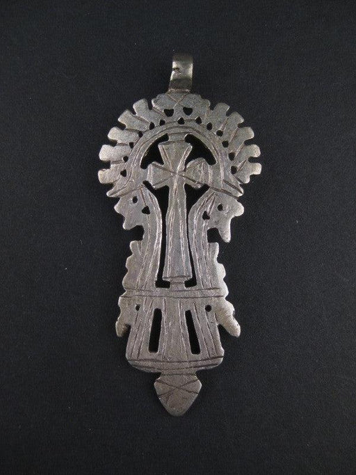 Ethiopian Coptic Cross Pendant (Large) - The Bead Chest