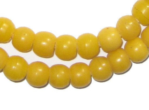 Amber Round Padre Beads - The Bead Chest