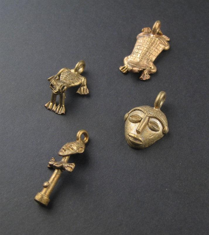 Ghana Brass Pendant Variety Pack - Shop for African Pendants from The ...