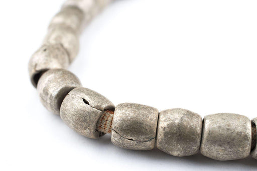 Vintage Ethiopian Silver Padre Beads - The Bead Chest