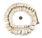 Jumbo Natural West African Shell Beads (White) - The Bead Chest