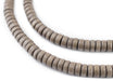 Brown Disk Natural Wood Beads (4x8mm) - The Bead Chest