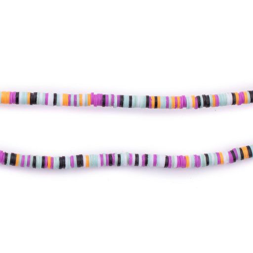 Pastel Medley Phono Record Vinyl Beads (3mm) - The Bead Chest
