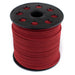 3mm Flat Crimson Red Faux Suede Cord (300ft) - The Bead Chest