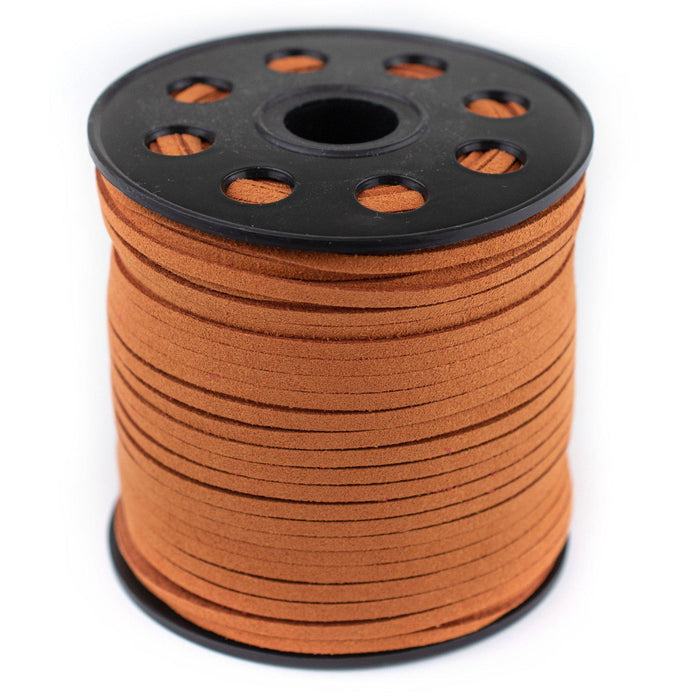 3mm Flat Orange Faux Suede Cord (15ft) — The Bead Chest