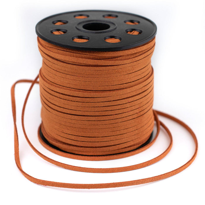 3mm Flat Orange Faux Suede Cord (15ft) — The Bead Chest