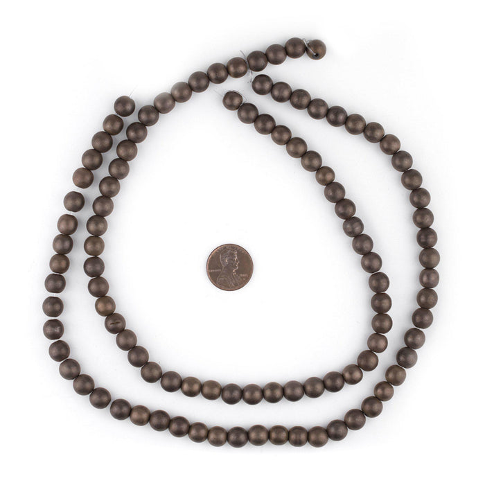 Copper Round Hematite Beads (8mm) - The Bead Chest